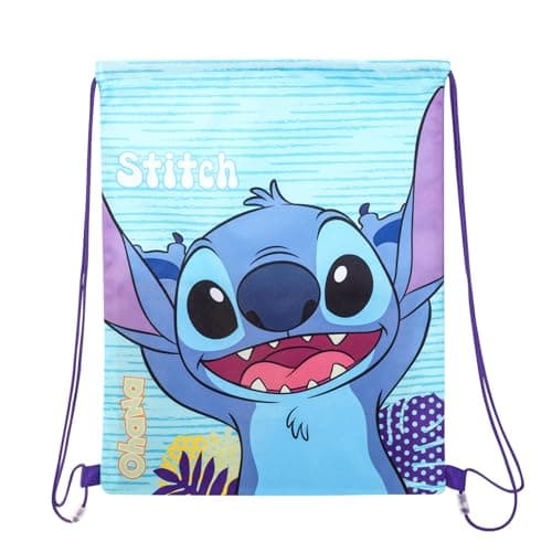 Disney Stitch Waterproof And Lightweight Drawstring Bag for Kids — view 6