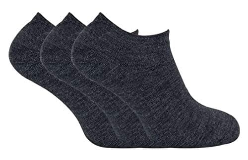 3 Pairs Mens Winter Warm Cushioned Low Cut Ankle Thermal Trainer Socks