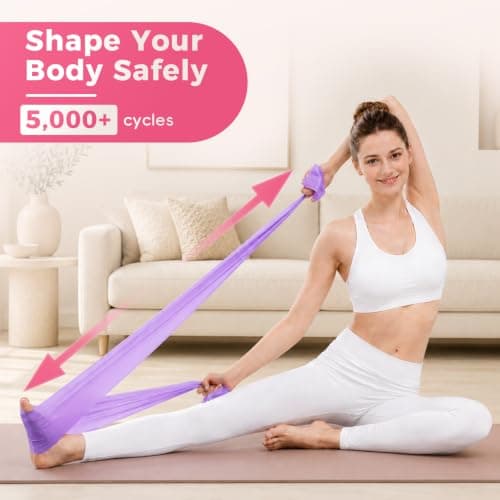 Pilates Kit for Women, 21-in-1 Pink Pilates Equipment for Home Workouts — view 6