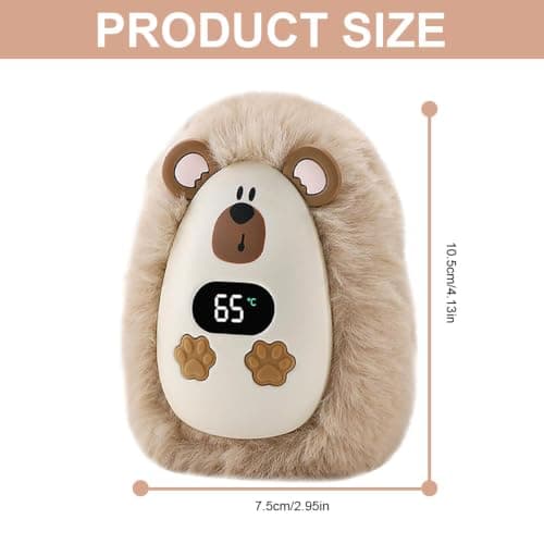 Naughty Bear Hand Warmer Stuffed Cartoon 3 Heat Levels — view 2