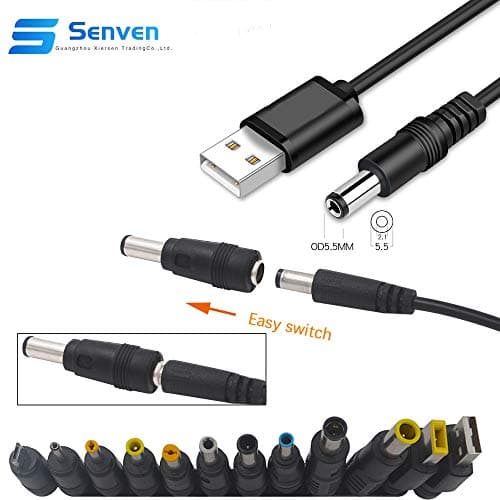 Senvenelec 13Pcs universal laptop power charging adapter (5.5x2.1mm) is a universal power plug suitable for various electronic devices. — view 4