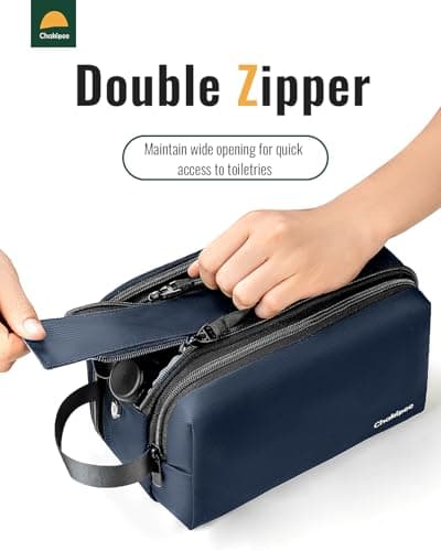 Chakipee Wash Bag, Large Travel Wash Bag Water-Resistant - Blue — view 4