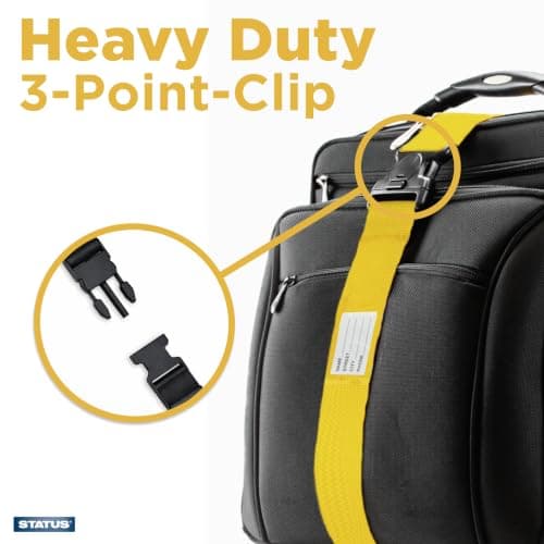 STATUS Yellow Luggage Strap, 1 Unit — view 5