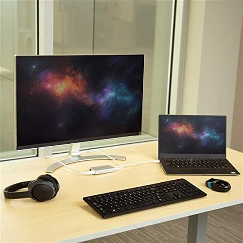 StarTech 4-in-1 USB-C Travel Dock with 4K HDMI, 60W PD, GbE, Silver White — view 6
