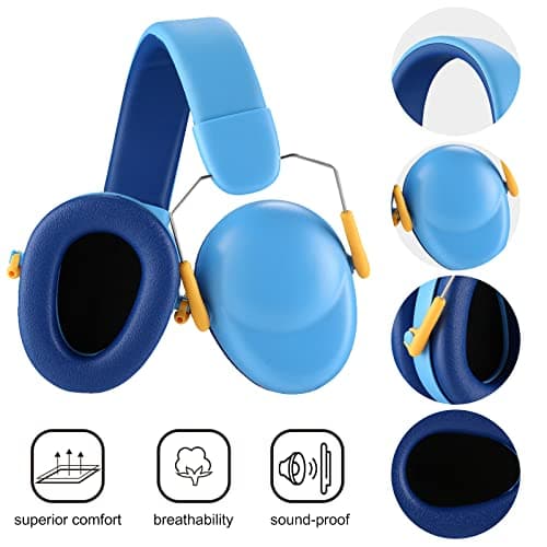 Jmbabe Kids Ear Defenders-Noise Cancelling Headphones Autism, 26dB Ear Protection Earmuffs Hearing Protectors for Age 2 Years to 14 Years at Party Concert Fireworks — view 4