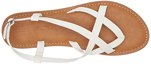 Amazon Essentials Women's Casual Strappy Sandal, White, 6 UK — view 5