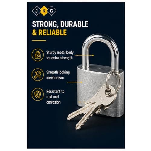 MINI Padlocks with Keys 2PK | Small Locks for Luggage Bags Cases & Lockers — view 3