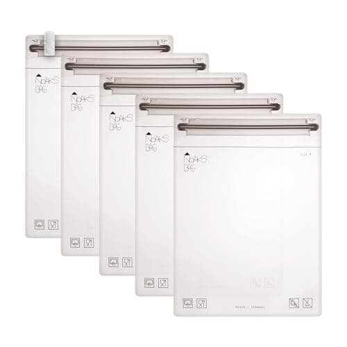 Noaks Bags M | 5 pcs | Dry bags - protective covers - ZIP bags | 100% waterproof up to 10 m, odour-proof, food safe, airtight