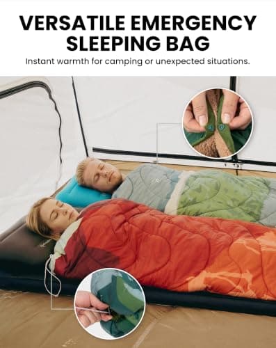 KingCamp Camping Blanket Soft Sherpa Fleece,Camping Quilt,200×145cm — view 6
