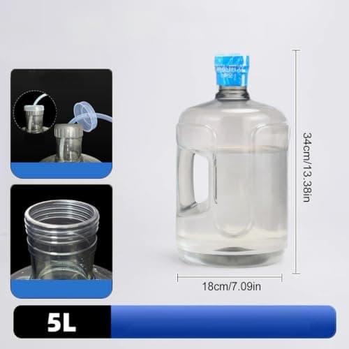 Reusable Water Tank, 5 Gallon Drinking Bottle System Strong Carry Handle — view 5