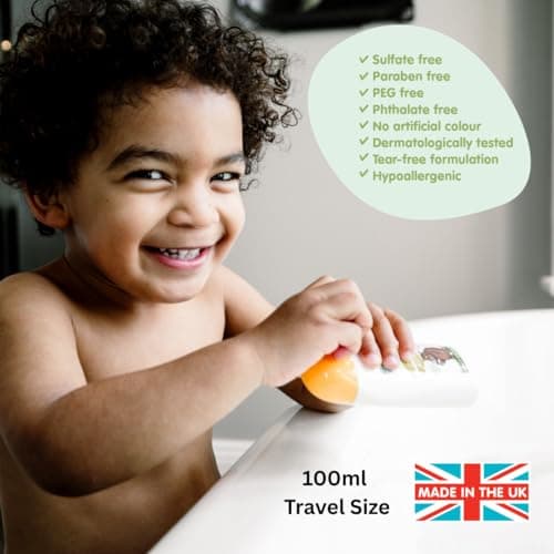 Good Bubble Gruffalo 2-in-1 Kids Hair & Body Wash - No Tears Baby & Toddler Wash 100ml Travel (Pack of 2) — view 5