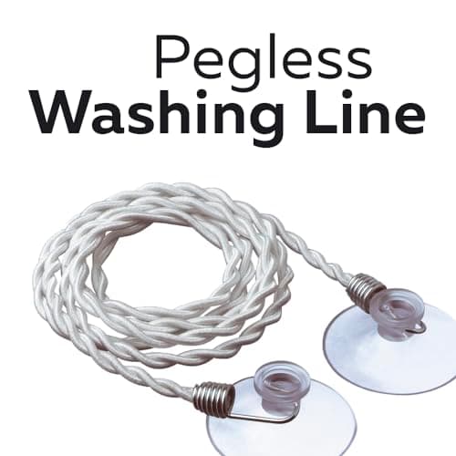 Go Travel Pegless Washing Line - Hangs Clothes Anywhere, No Pegs — view 2