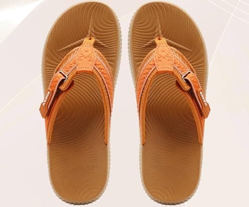 KuaiLu Womens Orthopedic Flip Flops Flat Toe Post Sandals With Arch Support — view 2