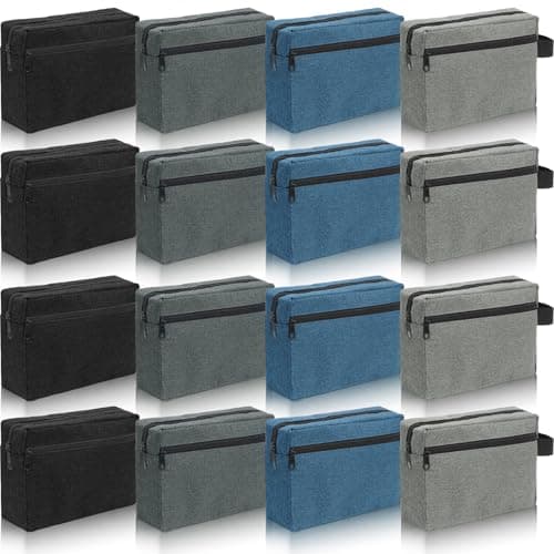 16Pcs Travel Toiletry Bag for Women Men, Water Resistant Wash Bags Bulk
