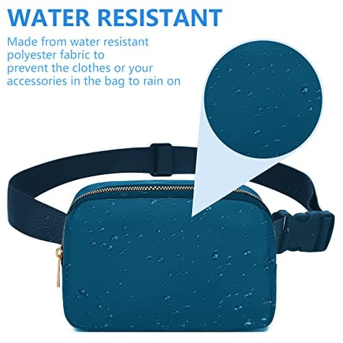 Invool Bum Bag for Women Men, Fanny Pack with Adjustable Straps Crossbody Fashion Waist Pack, Running Belt Bag for Travel Workout Cycling Hiking — view 5