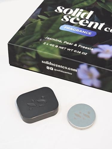 Solid Perfume For Women - Luxurious Fragrance of Jasmine, Pear and Freesia | Sustainable Cosmetics | 100% Natural Ingredients | Travel Size | Luxury Gift Box — view 4