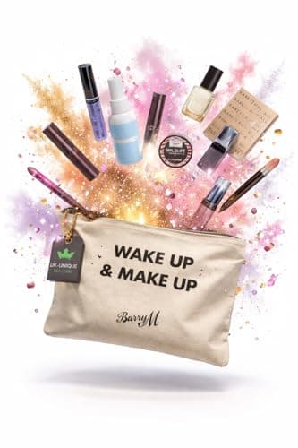 UK-UNIQUE BARRYM Cosmetic Make Up Starter Kit With Storage Bag Portable Travel Make Up Palette Lip Kit Palette, vibrant Nail Polishes, creamy Lipstick, Eyeshadow palette, Blush, Primer, Concealer 9PC — view 2