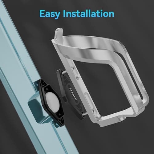 EFEALL AirTag Bike Mount Under Water Bottle Holder with Anti-Theft Screw — view 6