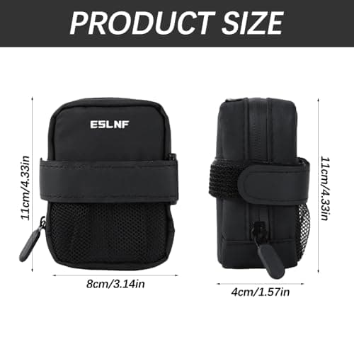 Fyfjur Mini Bike Saddle Bag, Waterproof Compact Portable Bicycle Seat Bag — view 2