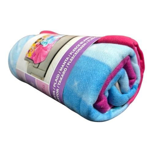 TDL Princess Fleece Blanket for Kids – Super Soft Cuddly Throw Fleece 100x140cm – Pink Princesses Bedding Gift for Girls Bedroom Sofa Bed - Childrens Blankets Character Themed — view 5