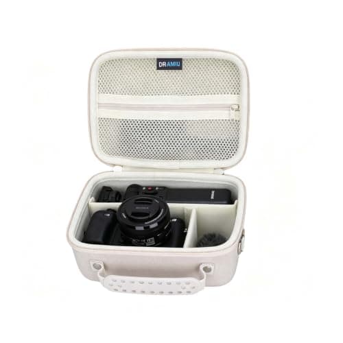 Hard Case for Sony Alpha a6700/a6400/a6100/ZV-E10/ZVE10 II Camera Cream
