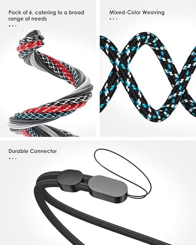 Avorast 6 Pack Camera Wrist Straps, Phone Straps and Wrist Lanyards — view 4