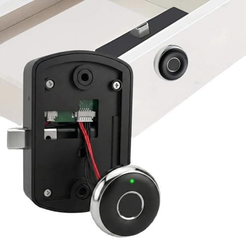 Fingerprint Cabinet Lock with App Control, Smart Biometric Drawer Lock