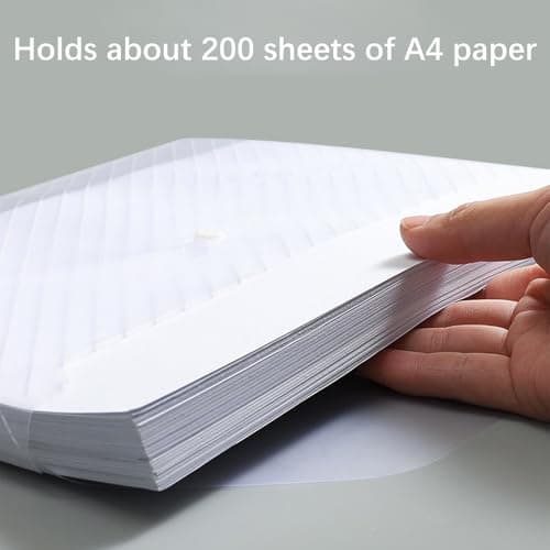 GESDYO 10 Pack A4 Colorful Plastic Folders a4 Plastic Wallet folders A4 Document Folder Wallet Popper Wallets with Button，for School, Home, Office, Travel Supply (5 Colors) — view 5