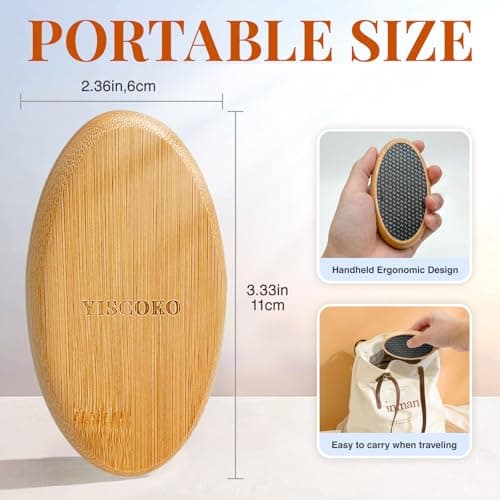 YISCOKO Foot File for Foot Spa,Hard Skin Remover Foot,Foot Scraper,Callus Remover for Feet,Feet Hard Skin Remover,Foot Scrubber,Glass Foot File for Soft & Smooth Heels,Pedicure Tools for Travel Use. — view 4