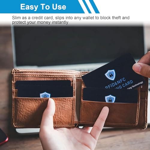 Honosen RFID Blocking Card 6 Pack, Credit Card Protector — view 6