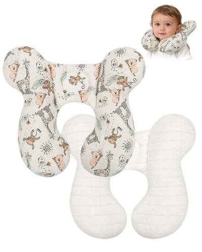 KAKIBLIN Baby Travel Pillow, Upgraded Baby Neck Pillows for Car Seat