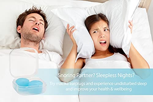 Macika Soft Silicone Ear Plugs for Sleeping 7 Pairs, 27dB Noise Cancelling, Premium Moldable Ear Plugs, Comfy, Reusable Customisable Earplugs for Sleep, Travel, Studying, Noise Reduction, Waterproof — view 3
