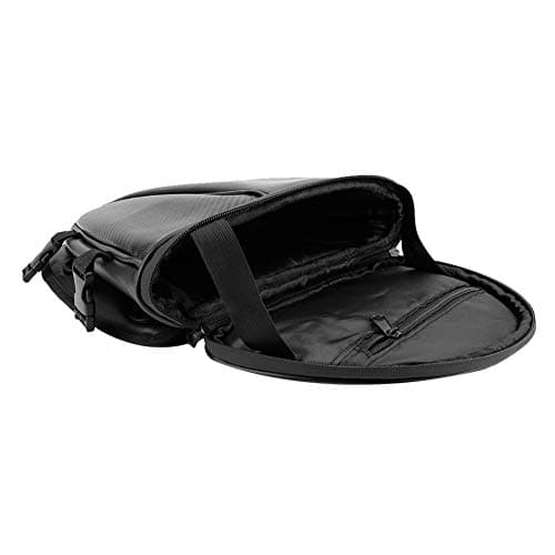 Zohisin Motorcycle Tail Bag Carbon Fiber Motorbike Rear Saddle Bag with Multi Purpose Design for Easy Installation and Secure Storage — view 2