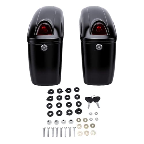 Vikye 22L Motorcycle Hard Saddle Bag with Lock and Signal Light — view 6