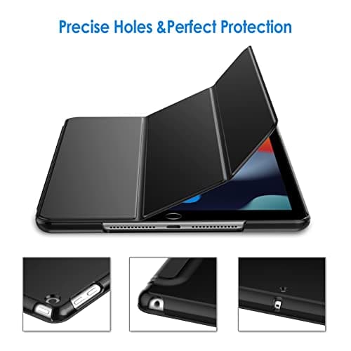 JETech Case for iPad 9th/8th/7th Gen 10.2", Black — view 3