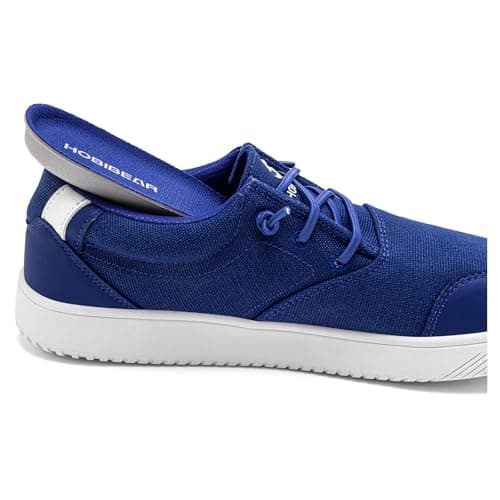 HOBIBEAR Wide Toe Loafers for Men Barefoot Slip On Shoes Unisex Outdoor Comfort Casual Walking Loafers(Blue,UK 4) — view 6