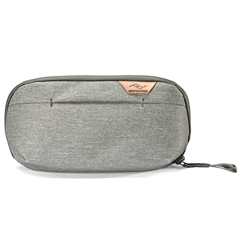 Peak Design Small Wash Pouch, Coyote, Ocean Edition, Travel Toiletry Bag, Upright or Hanging Dopp Kit with Pockets, Magnetic Toothbrush Pocket, Wide UltraZip Opening, Toiletry Bag for Men and Women
