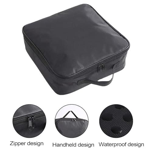 Electric Car Charger Case – Vehicle Battery Jumper Cable Bag, Portable Oxford Fabric Organizer, Secure Charger Storage Solution, Compact Automotive Equipment Carrier | Car Interior Trunk Travel Mainte — view 6