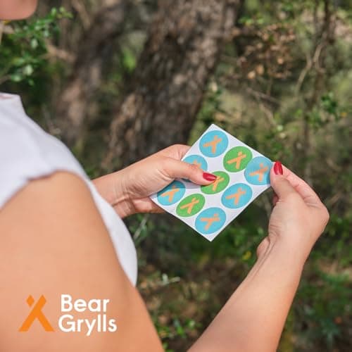 Bear Grylls Mosquito Repellent Patches – Natural Citronella Oil Insect Repellent, 180-Pack – DEET-Free, Long-Lasting Protection for Outdoor Adventures, Travel & Camping — view 4