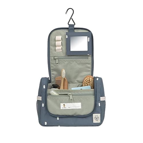 LÄSSIG Children's Toiletry Bag for Hanging - Mini Wash Bag, Happy Prints Dark Blue, 20 cm — view 4