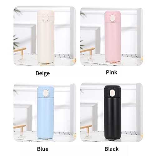 Vacuum Insulated Stainless Steel Water Bottle Leak Proof Portable with One Button Large Opening for Travel Outdoor Gym Fitness — view 2