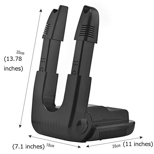 LNIDEAS Electric Shoe Dryer with Digital Controls and Timer Function,Foldable Scalable for Drying Shoes Boots Gloves Socks — view 3