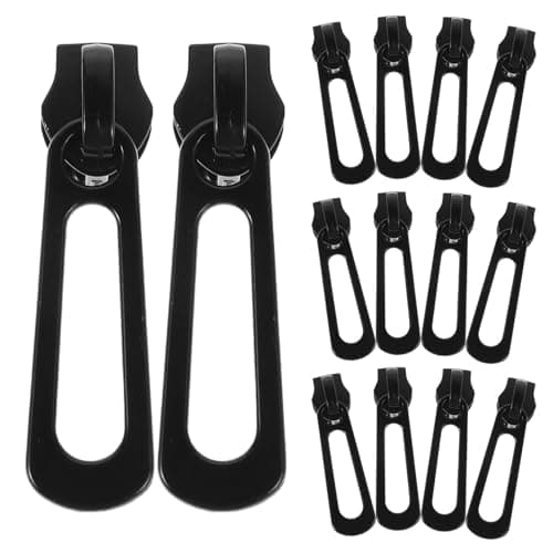 PACKOVE 40pcs Universal Aluminum Alloy Zipper Repair Kit for Luggage and Clothing with Fade Resistant, Smooth Operation Features, DIY Heavy Duty Metal Zipper Pulls Suitable for Quick Fix
