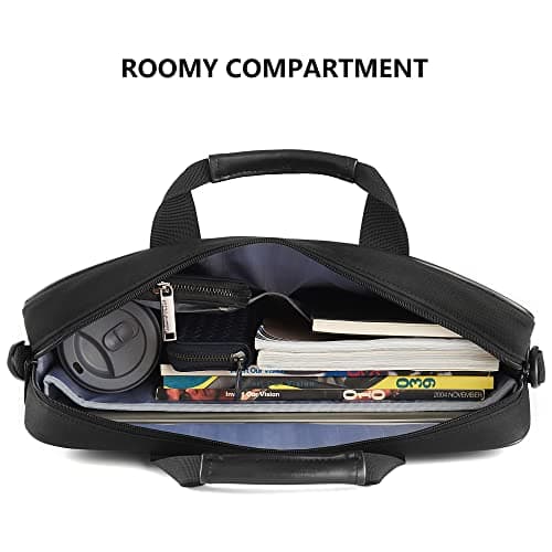 KROSER Laptop Bag 15.6 Inch Briefcase Laptop Shoulder Messenger Bag Office — view 2