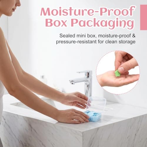 600 Pcs Portable Soap Sheets for Hand Washing, Mini Travel Soap Paper with Storage Case, Instant Dissolving Disposable Soap Leaves for Camping, Hiking, Outdoor Travel, Daily Use Adults & Kids — view 6
