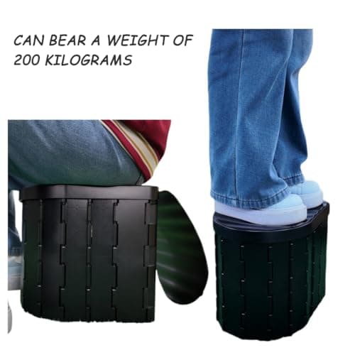Collapsible Portable Toilet – 5-in-1 Outdoor Camping Toilet for Car, SUV, Campervan, Boat & Fishing – Lightweight Foldable Loo with Bucket for Travel, Hiking & Emergency — view 6