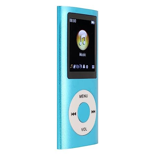 Yinhing 128 Gb MP3 Music Player budget-friendly Portable MP3 Player with Built in Battery Slim .8 LCD Screen Supports TF Card Lightweight Design Multi Color Options for Students and Audiophiles (Blue) — view 2