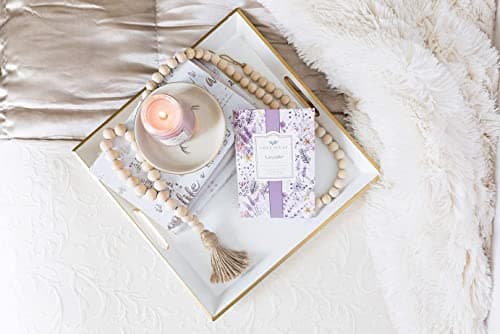 Greenleaf 6 pack LAVENDER - Fresh & Floral Scented Sachet Bag - Drawer Fragrance Wardrobe Air Room Freshener for Living Room Bedroom Bathroom Laundry Basket or Car — view 3