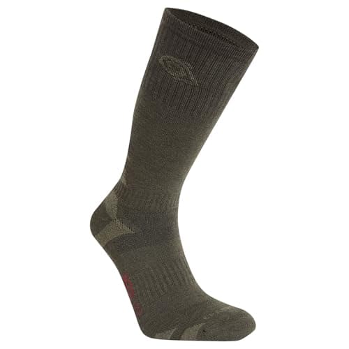 Craghoppers Nosilife Wool Blend Insect Repellent Advent Socks - Woodland Green/Parka Green, 9 UK-12 UK