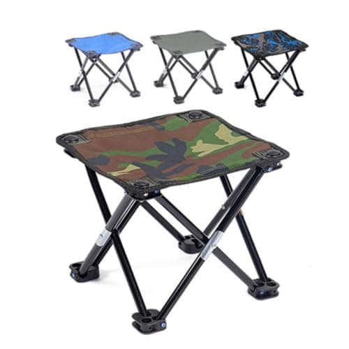 Camouflage Stool Chair Portable Folding Fishing for Camping Picnics